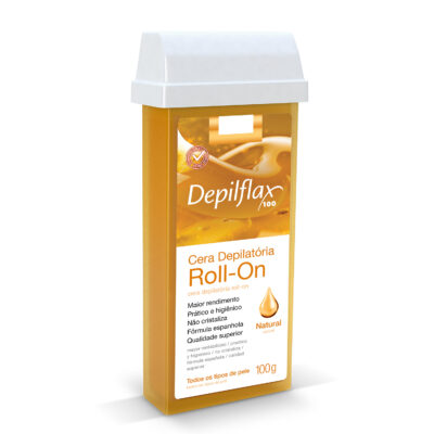 Cera Roll-On Depilflax Natural 100g